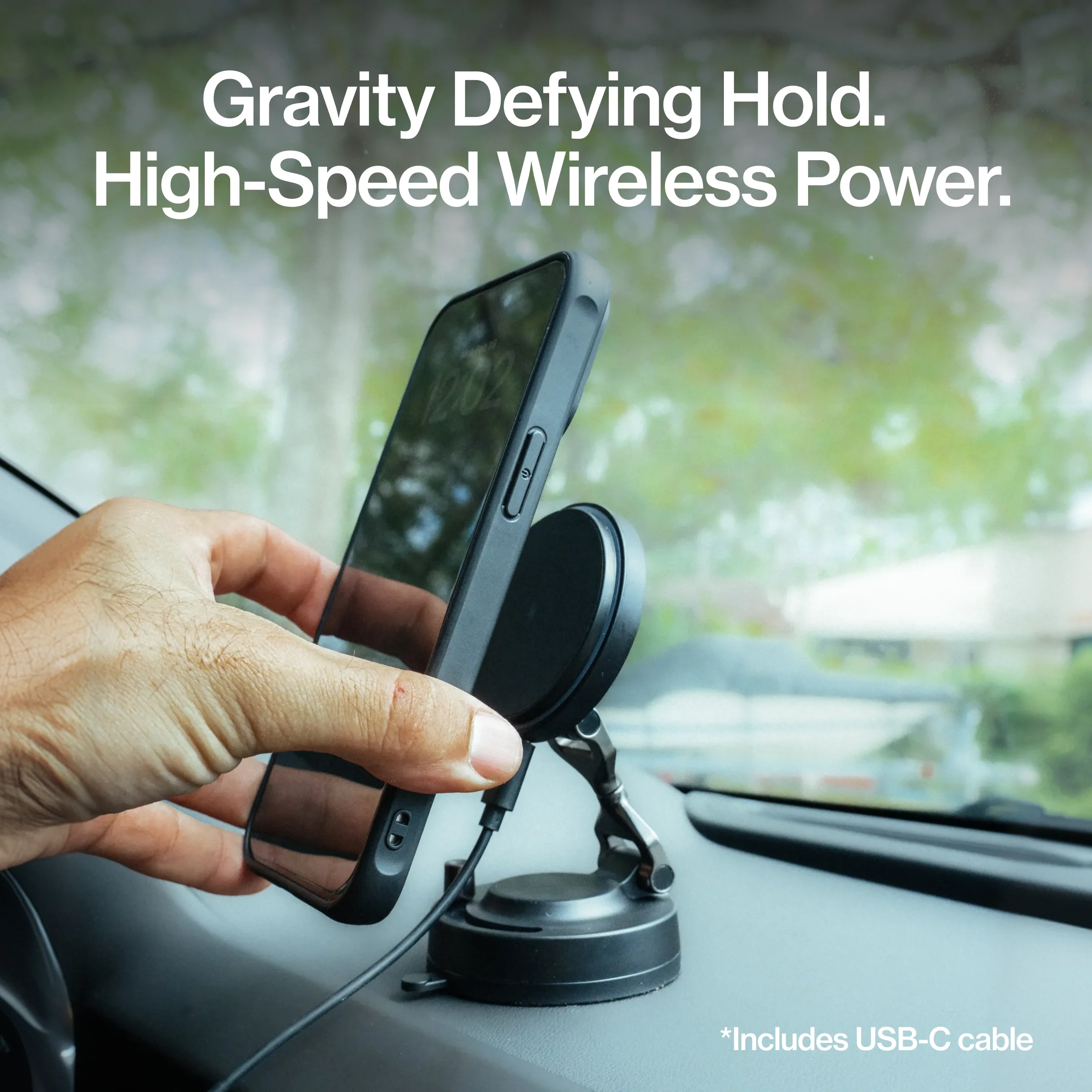 HyperMount Pro | 15W Wireless Charging Nano-Vacuum Mount - Image 4