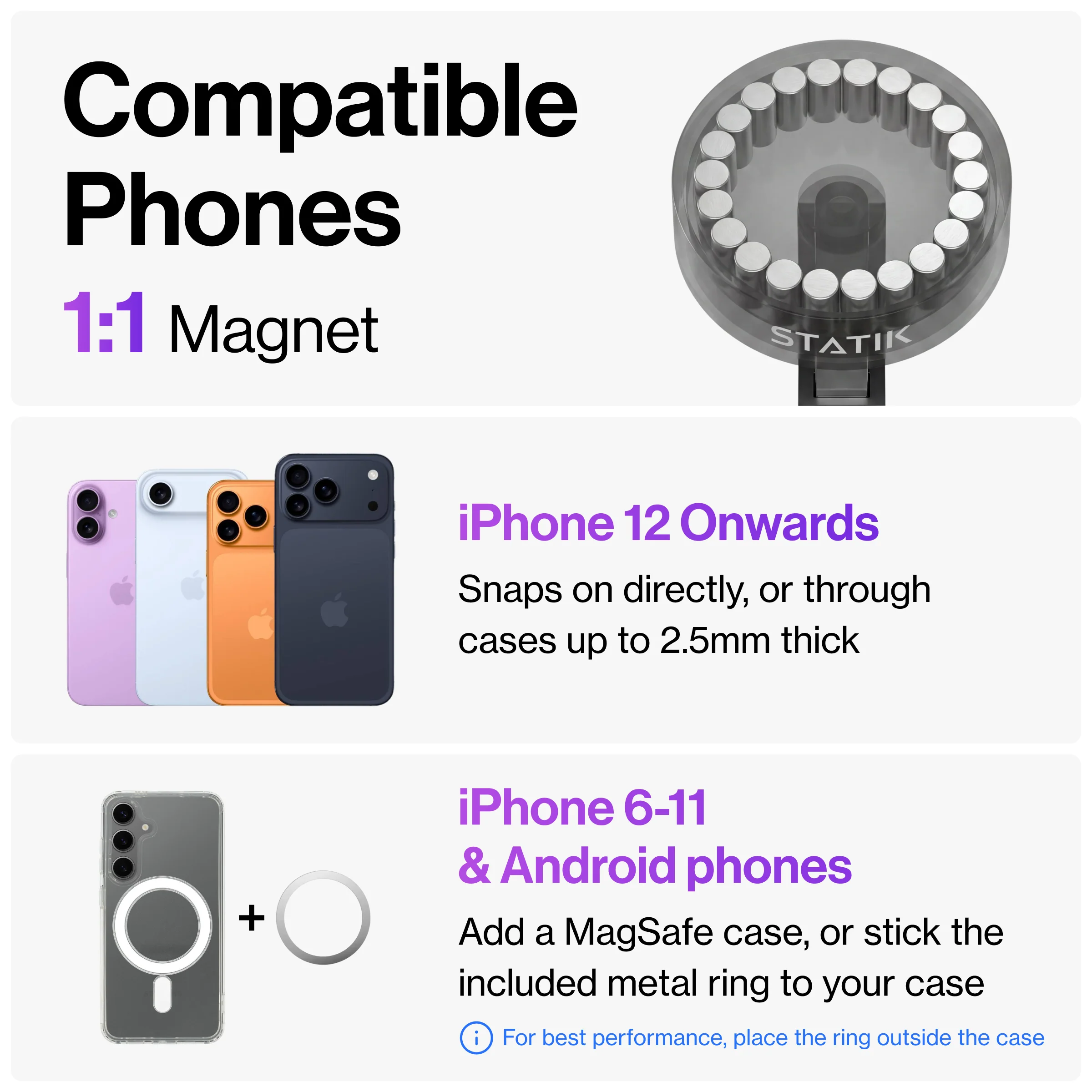 HyperMount (Gen 2) | Vacuum Car Mount | Compatible with All Smart Phones | iPhone or Android - Image 11