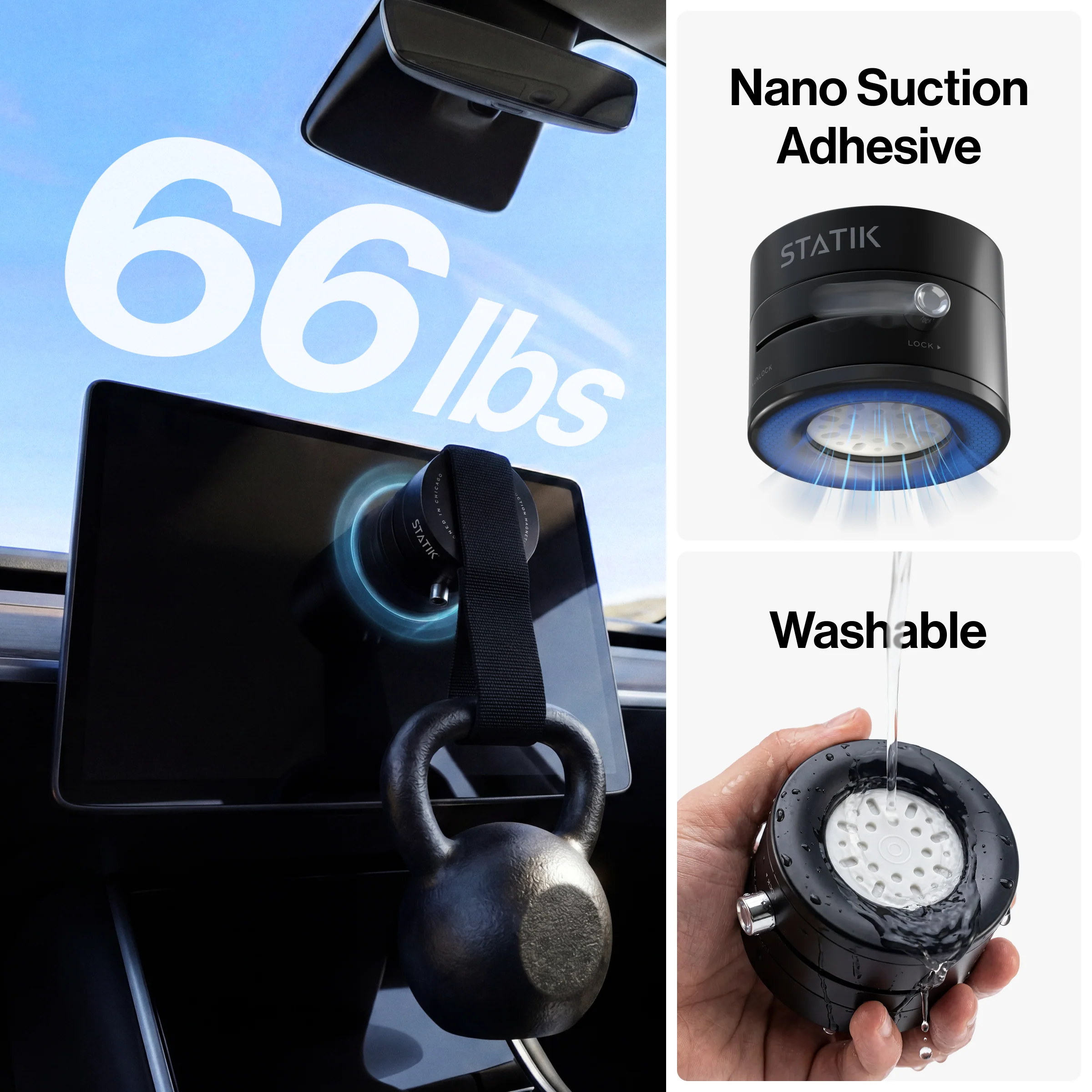HyperMount (Gen 2) | Vacuum Car Mount | Compatible with All Smart Phones | iPhone or Android - Image 6