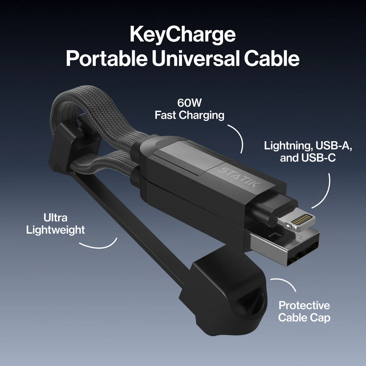 KeyCharge | Universal Fast Charging Cable - Image 3