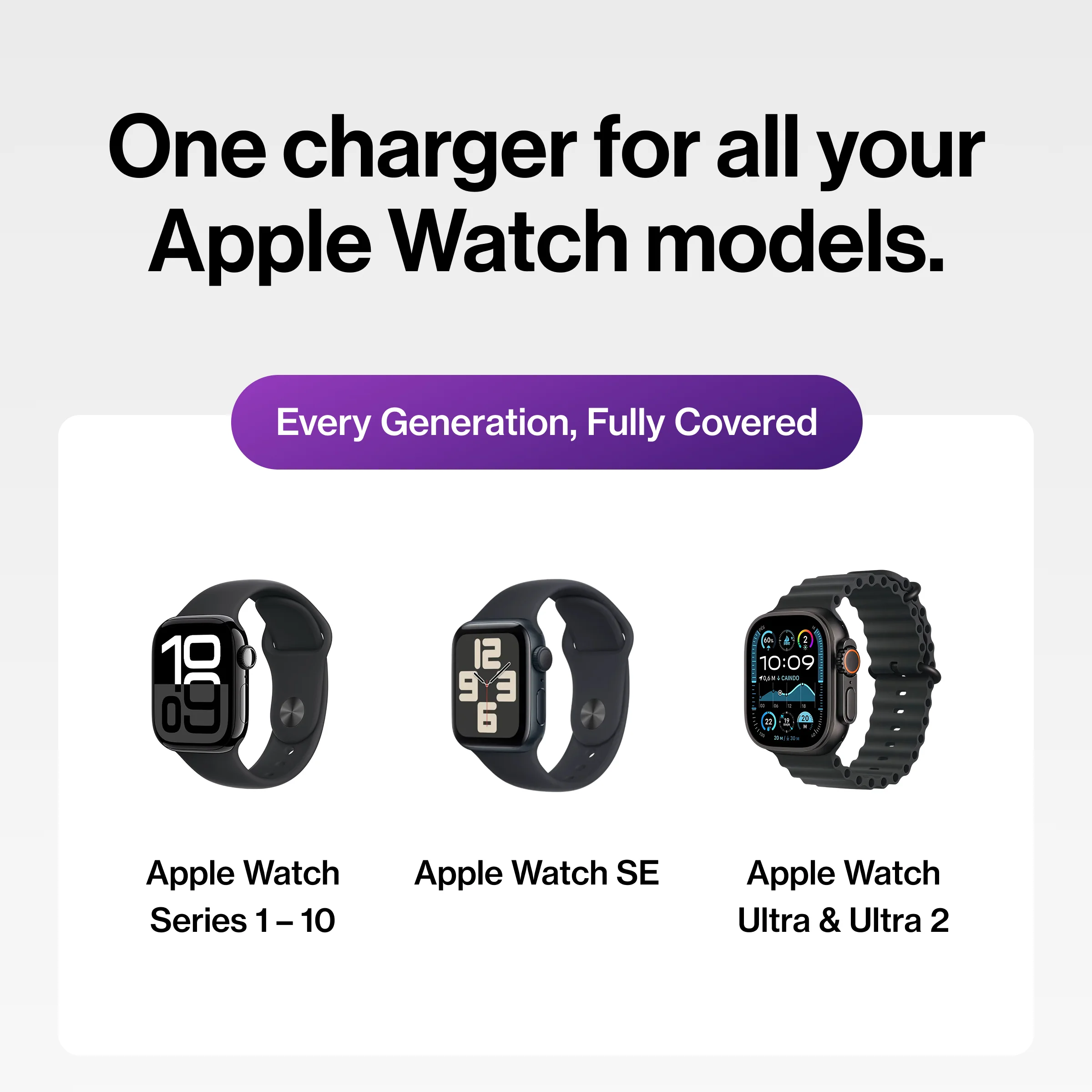 MagStack® Slim For Apple Watch | USB-C Apple Watch Cable | Tangle-Free Magnetic Nylon | 3ft - Image 8