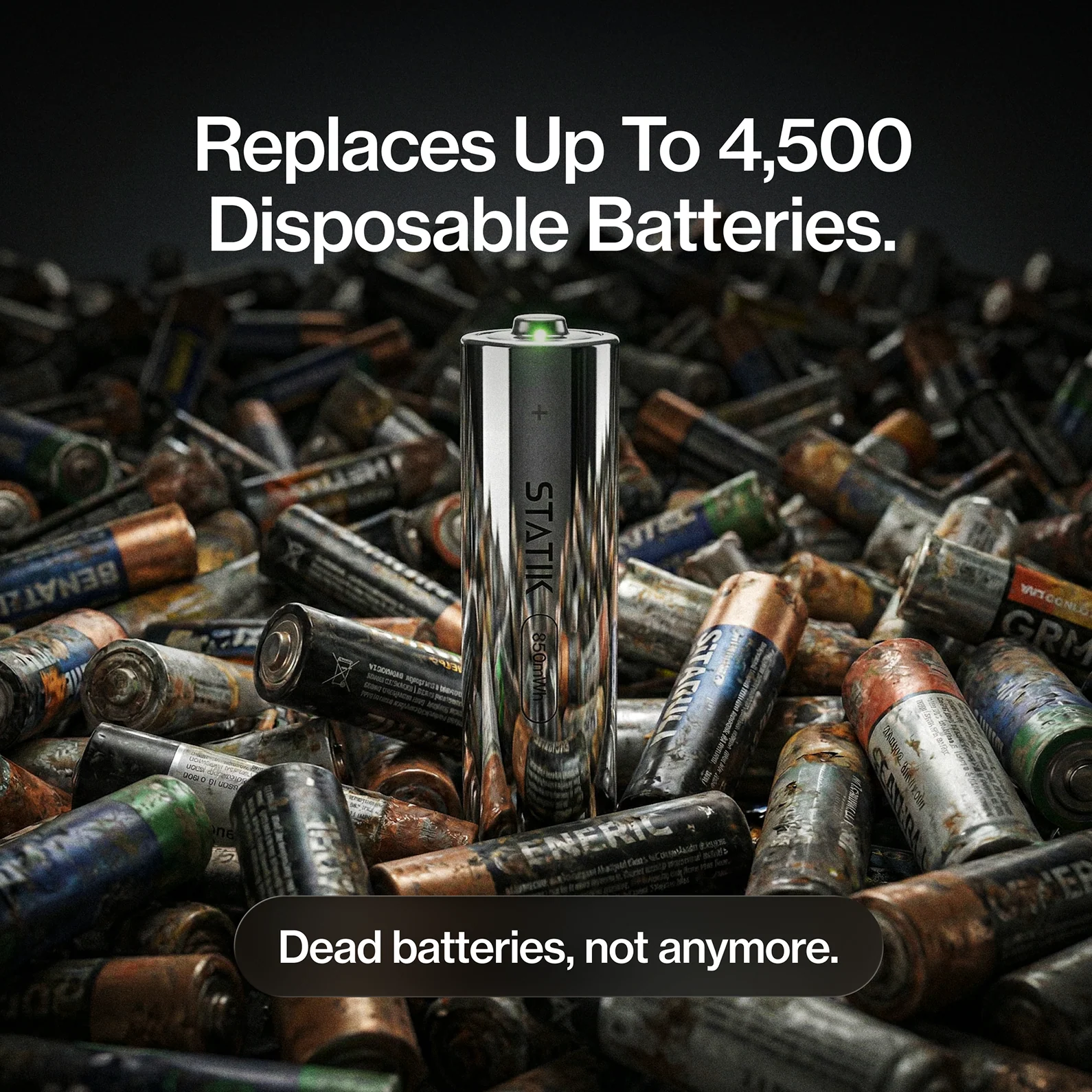 Rechargeable AAA Batteries |  4 Pack | USB-C Rechargeable - Image 6