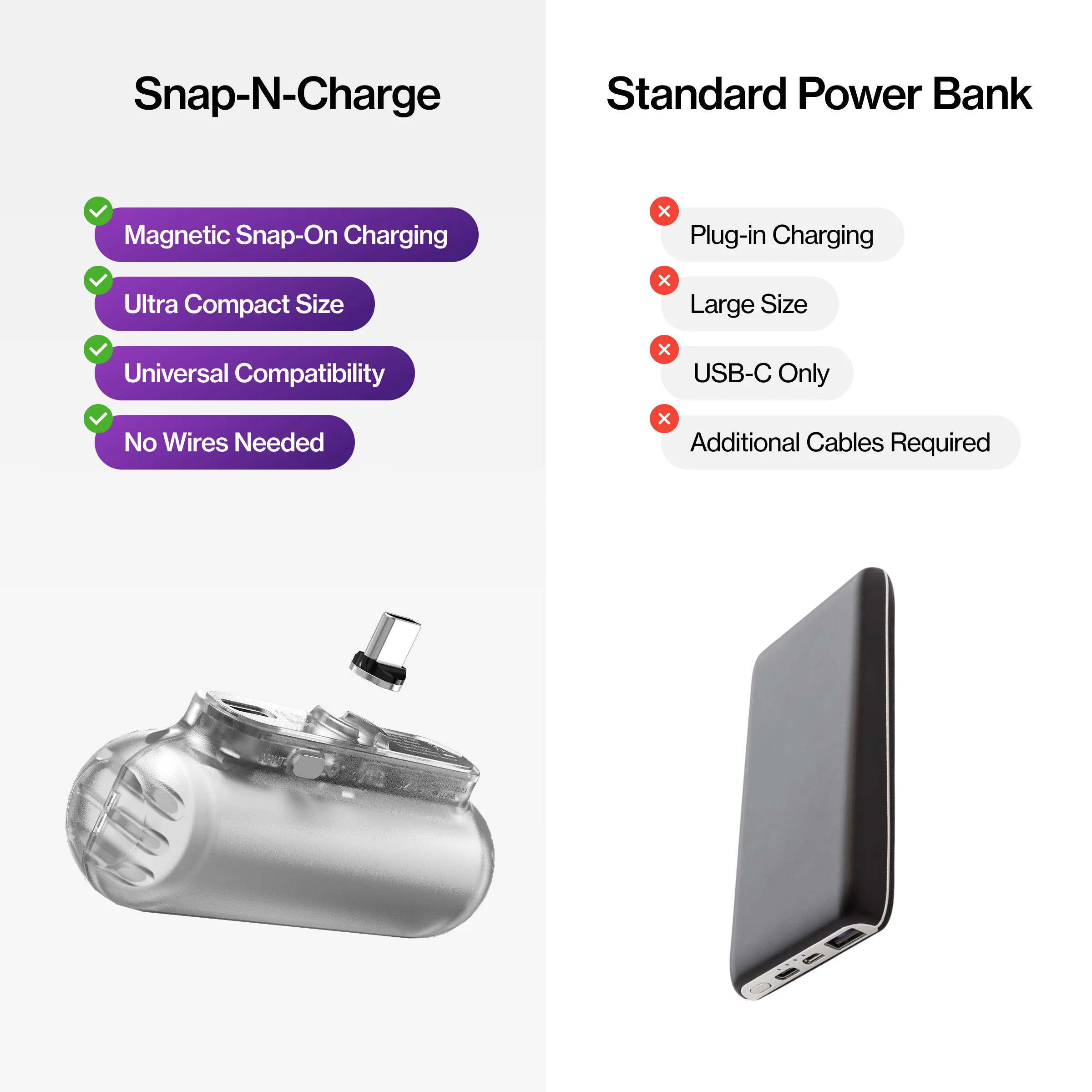 Snap-N-Charge® | Universal Magnetic Power Bank - Image 33